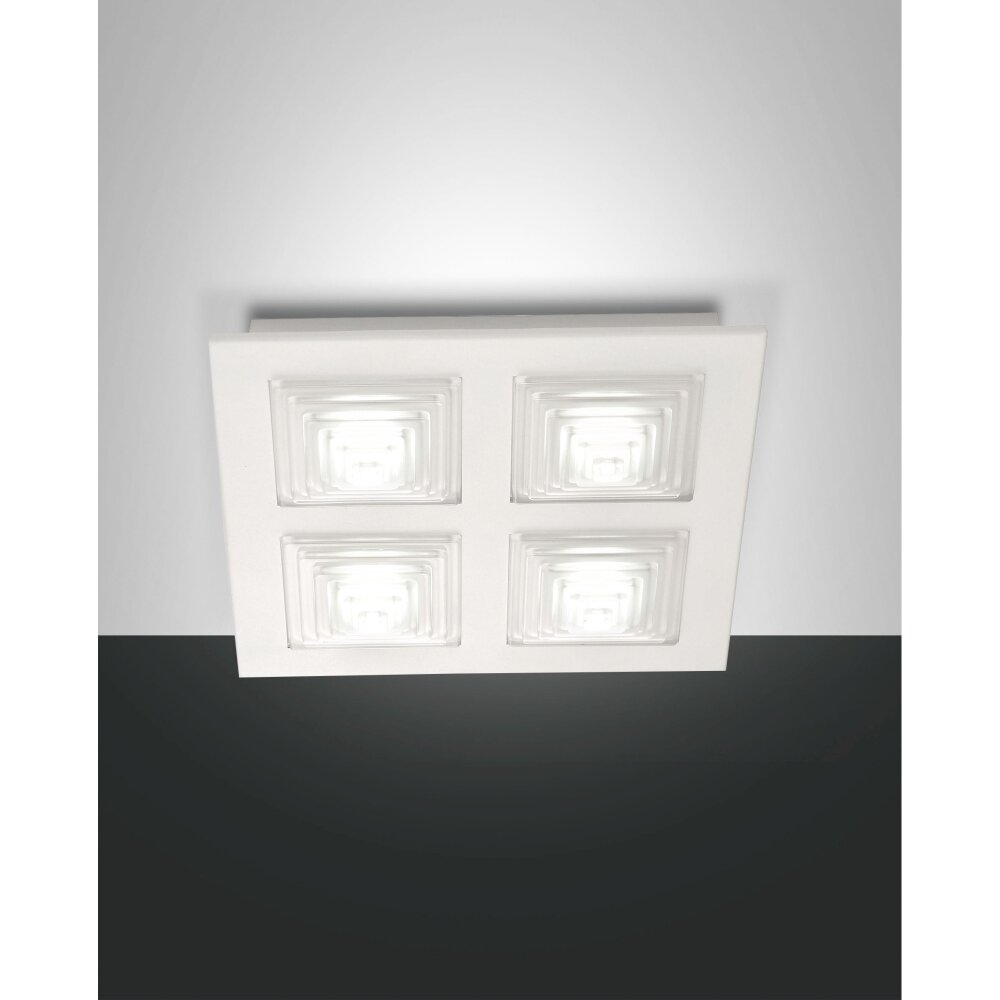 Plafonnier Fabas Luce Formia LED Blanc, 4 lumières main product photo