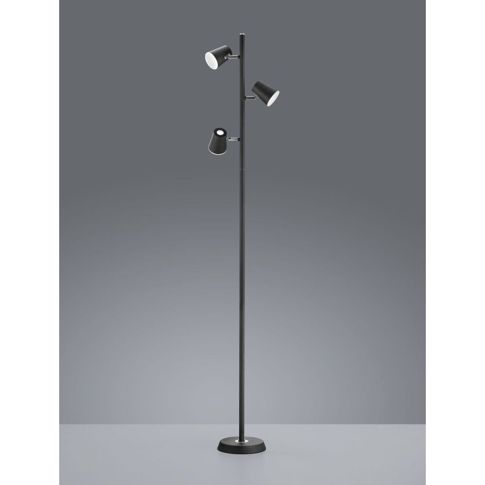 Lampadaire Trio NARCOS LED Noir, 3 lumières main product photo