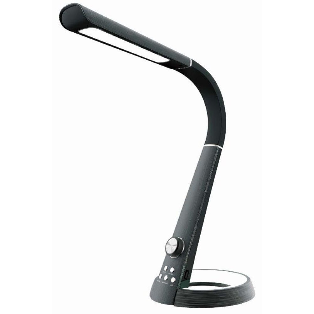 Lampe à poser Globo PINJU Noir, 2 lumières, Changeur de couleurs main product photo