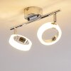 Plafonnier Soppana LED Chrome, 2 lumières