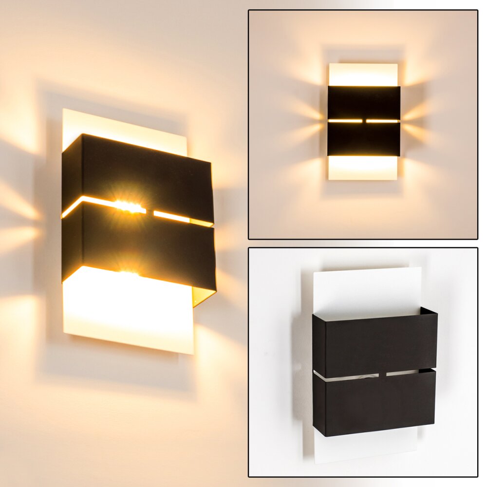 Applique murale d'extérieur Tidan LED Blanc, 2 lumières main product photo
