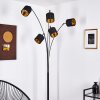 Lampadaire Alsen Noir, 5 lumières