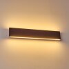 Applique murale Obion LED Rouille, 2 lumières