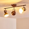 Plafonnier Tina Rouille, 3 lumières