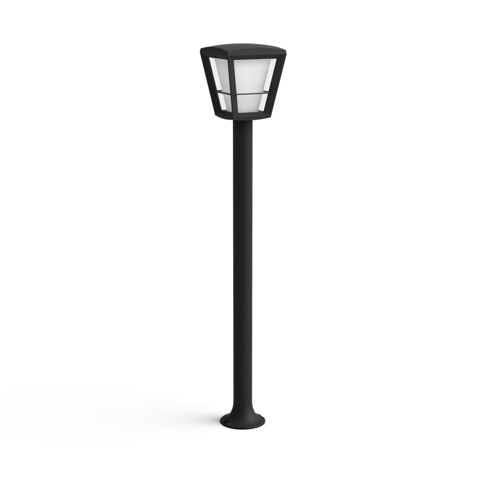 Borne lumineuse Philips Hue Ambiance White & Color Econic LED Noir, 1 lumière, Changeur de couleurs main product photo