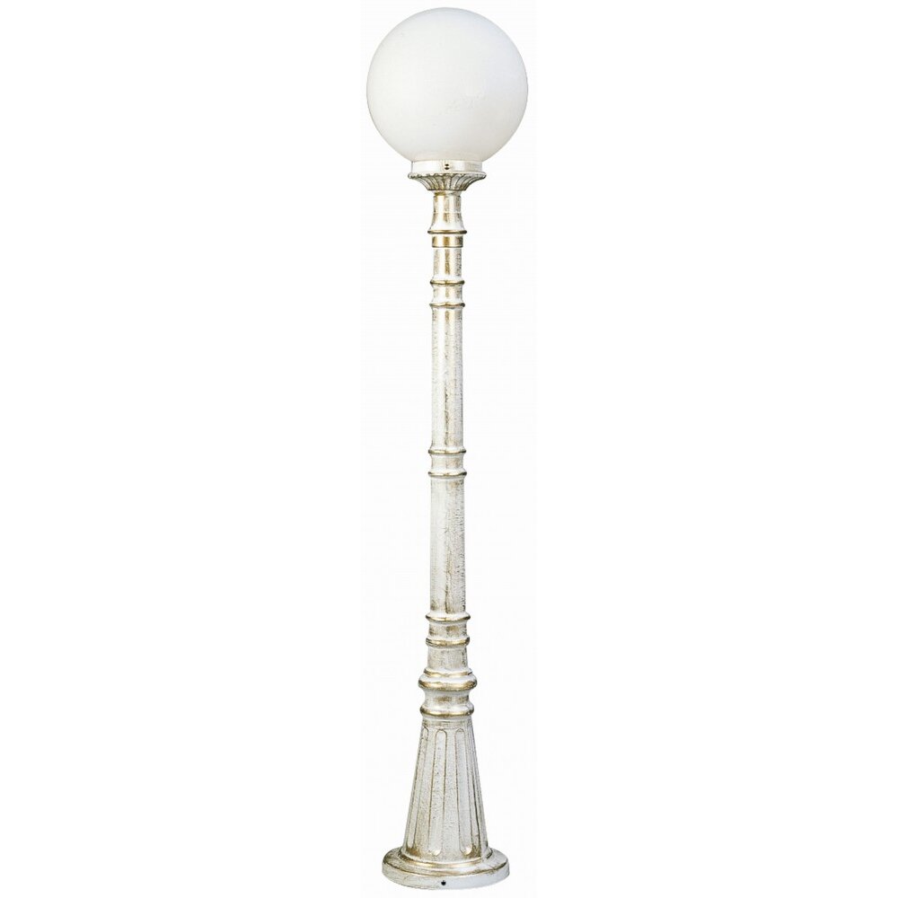 Borne d'éclairage Albert 2014 Or, Blanc, 1 lumière main product photo