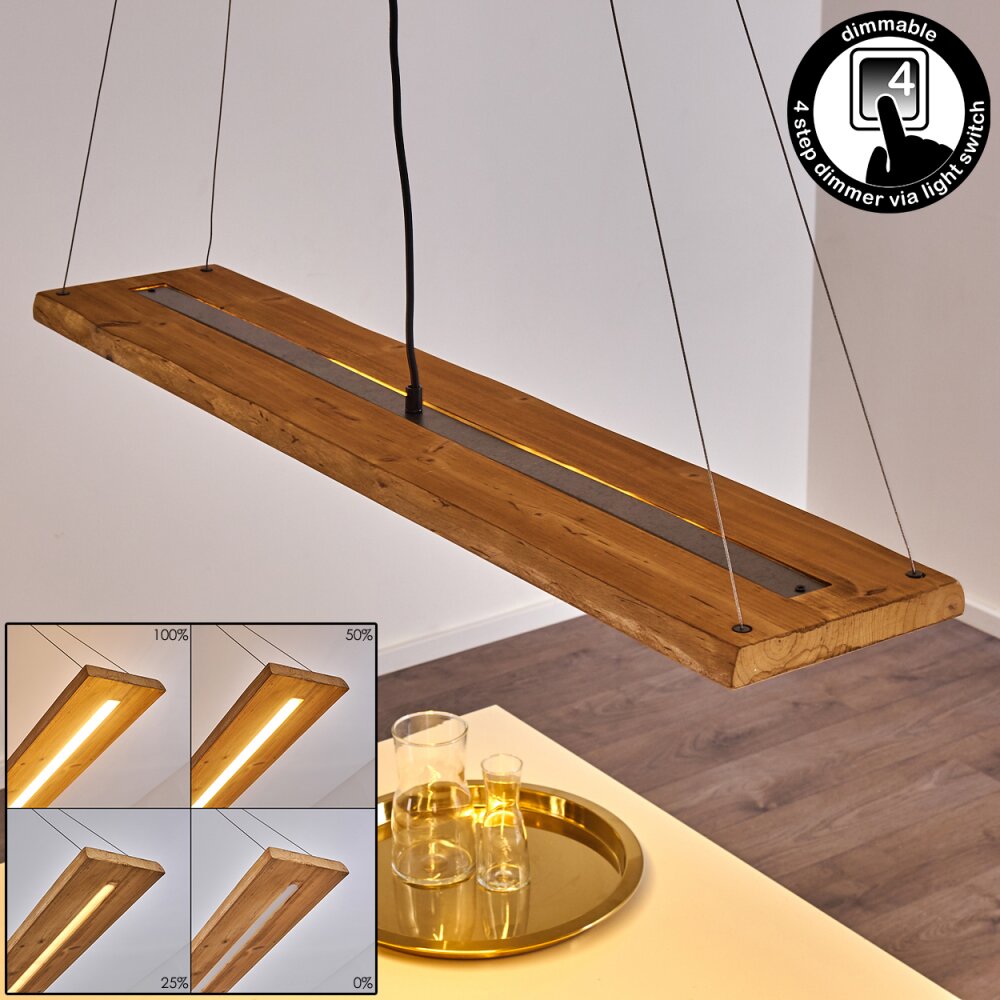 Suspension Adak LED Gris, 1 lumière main product photo