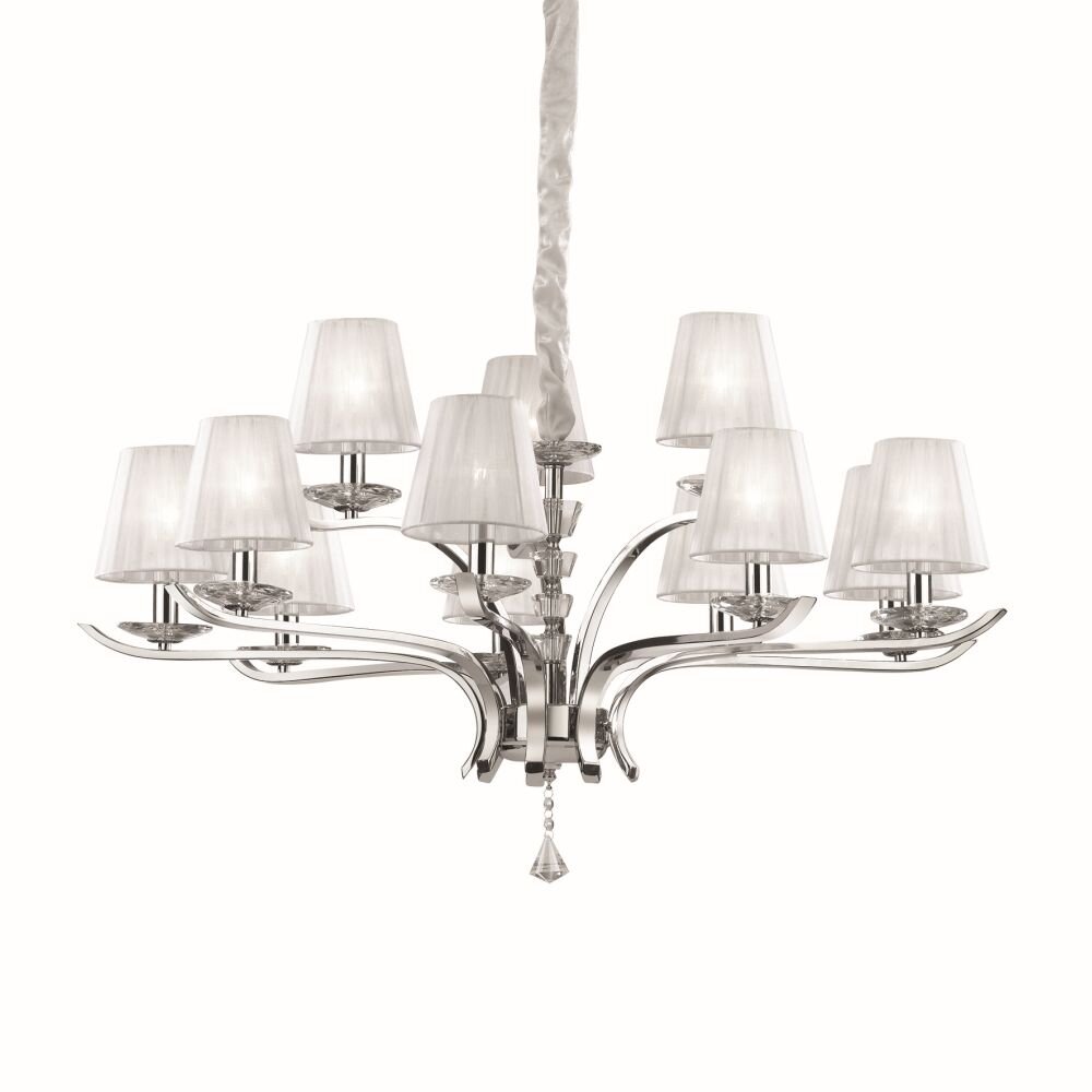 Lustre Ideal Lux PEGASO Blanc, 12 lumières main product photo