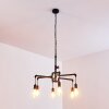 Suspension Kolyma Rouille, Noir, 6 lumières