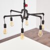 Suspension Kolyma Rouille, Noir, 6 lumières