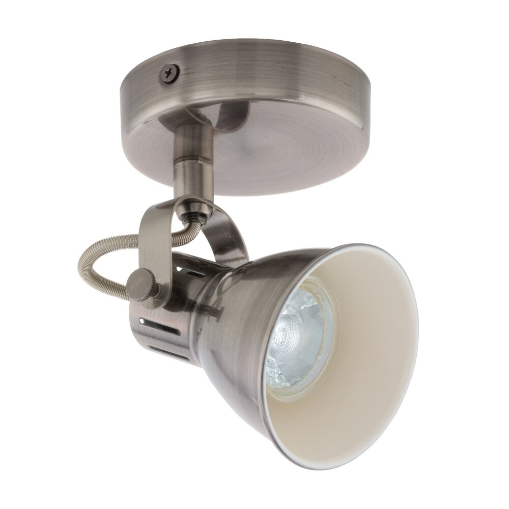 Spot Eglo SERAS LED Brun foncé, Nickel mat, Rose, 1 lumière main product photo