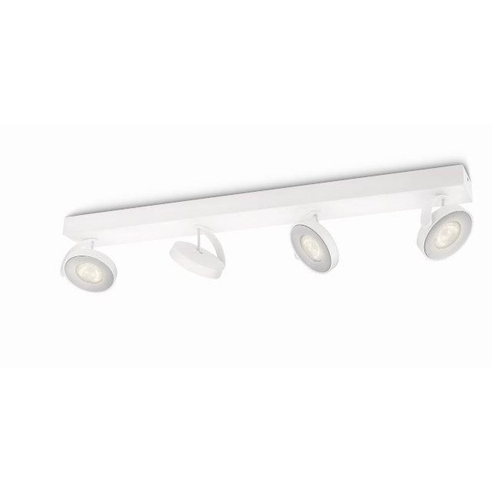Plafonnier Philips Clockwork LED Blanc, 4 lumières main product photo