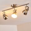 Plafonnier Tina Nickel mat, 3 lumières