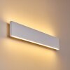 Applique murale Obion LED Blanc, 2 lumières