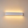Applique murale Obion LED Blanc, 2 lumières