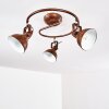 Plafonnier Tina Rouille, 3 lumières