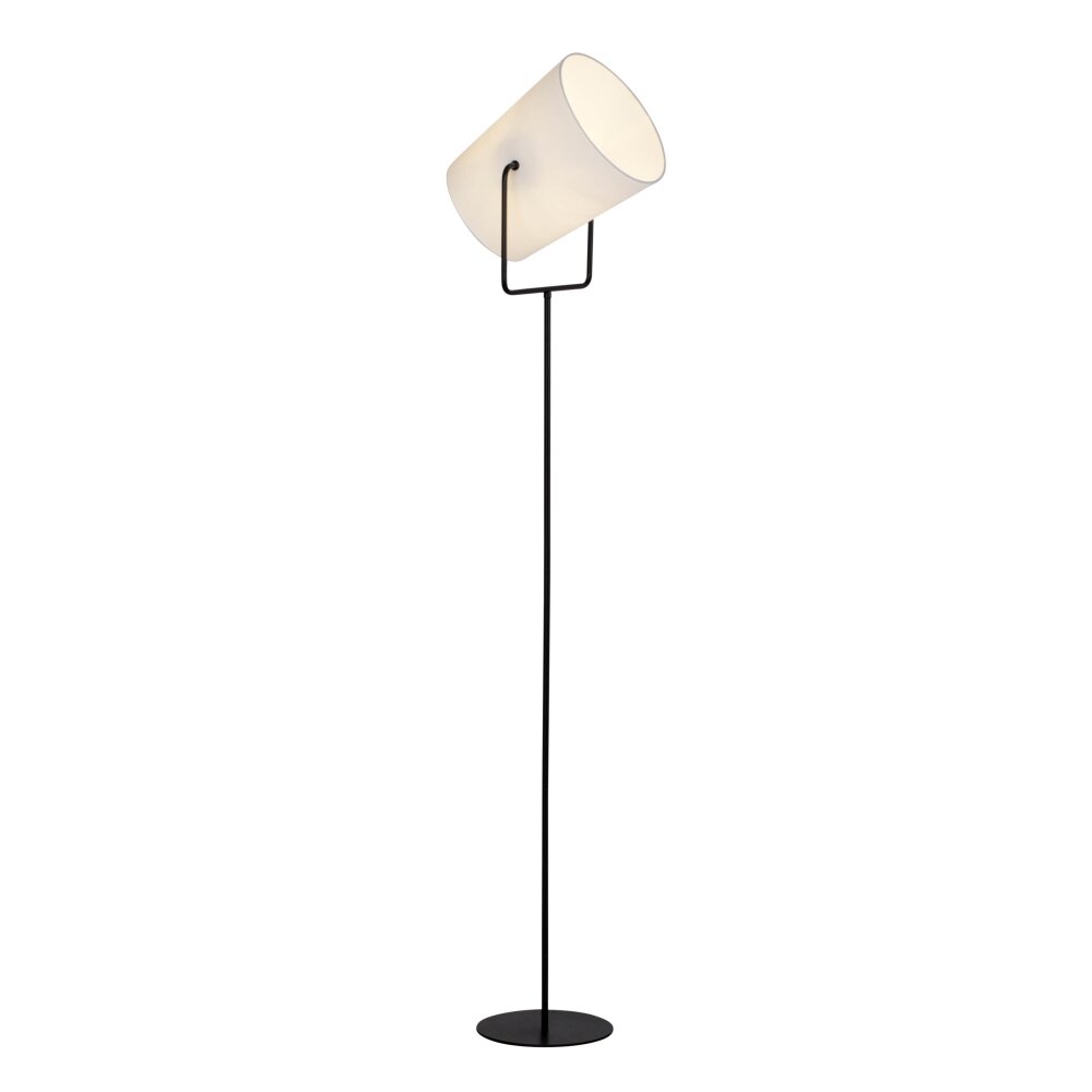 Lampadaire Brilliant Bucket Noir, Blanc, 1 lumière main product photo