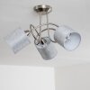 Plafonnier Stai Nickel mat, 3 lumières