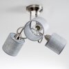 Plafonnier Stai Nickel mat, 3 lumières