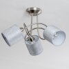 Plafonnier Stai Nickel mat, 3 lumières