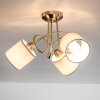 Plafonnier Stai Nickel mat, 3 lumières