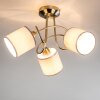 Plafonnier Stai Nickel mat, 3 lumières