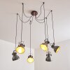 Suspension Hora Argenté, 6 lumières