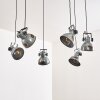 Suspension Hora Argenté, 6 lumières