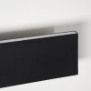 Applique murale Obion LED Noir, 2 lumières