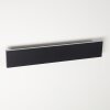 Applique murale Obion LED Noir, 2 lumières