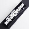 Applique murale Obion LED Noir, 2 lumières