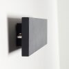 Applique murale Obion LED Noir, 2 lumières
