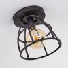 Plafonnier Haervej Noir, 1 lumière