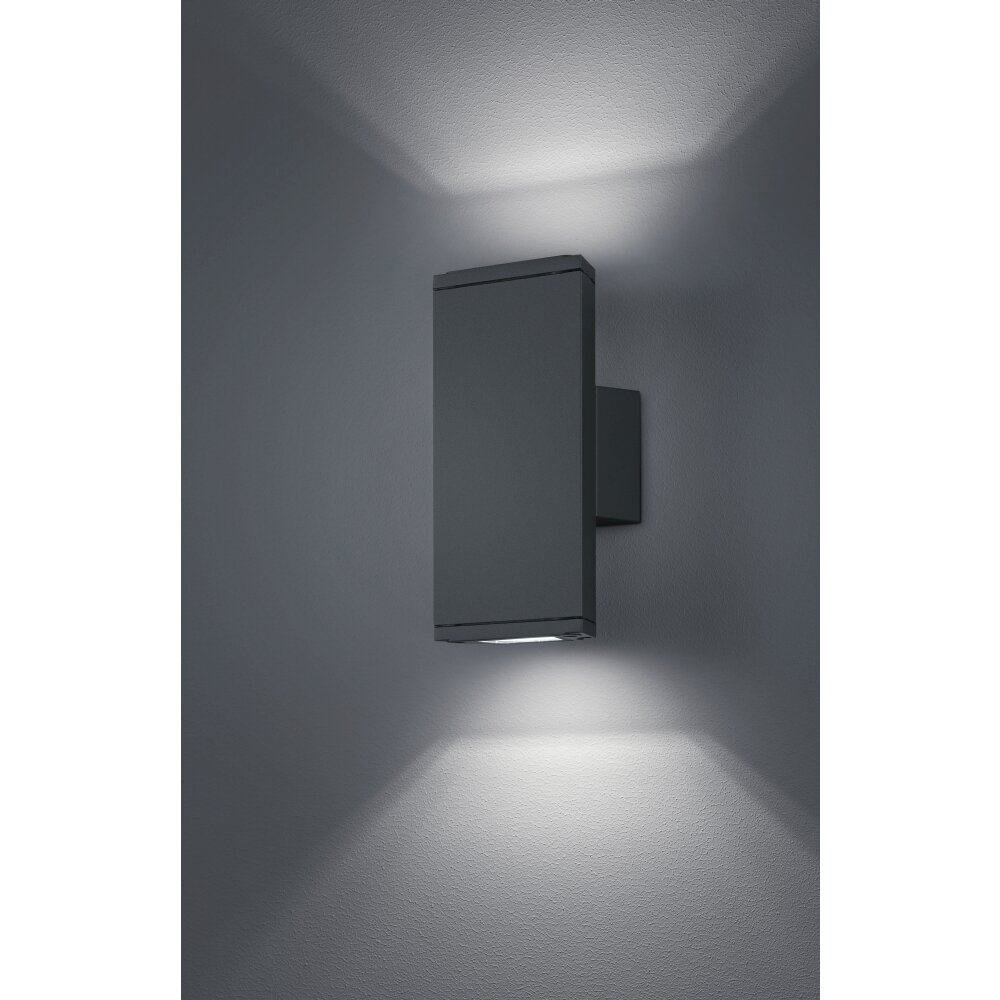 Applique murale d'extérieur Trio COLORADO LED Anthracite, 2 lumières main product photo